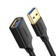 Ugreen extension cable adapter USB 3.0 (female) to USB 3.0 (male) 1 m (black)