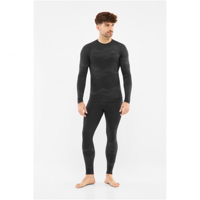 VIKING Gasher Man Set Merino men's underwear, size M, black VIKING Gasher Man Set Merino men's underwear, size M, black