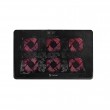 Laptop cooling pad, 6 backlit fans, 2000 RPM, SAVIO COS-01