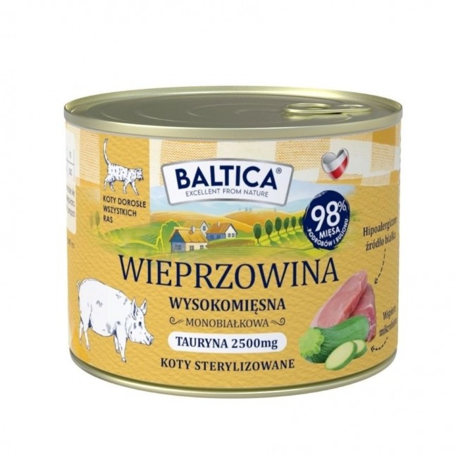 BALTICA Smaki region w Mono Pork - wet cat food - 185g