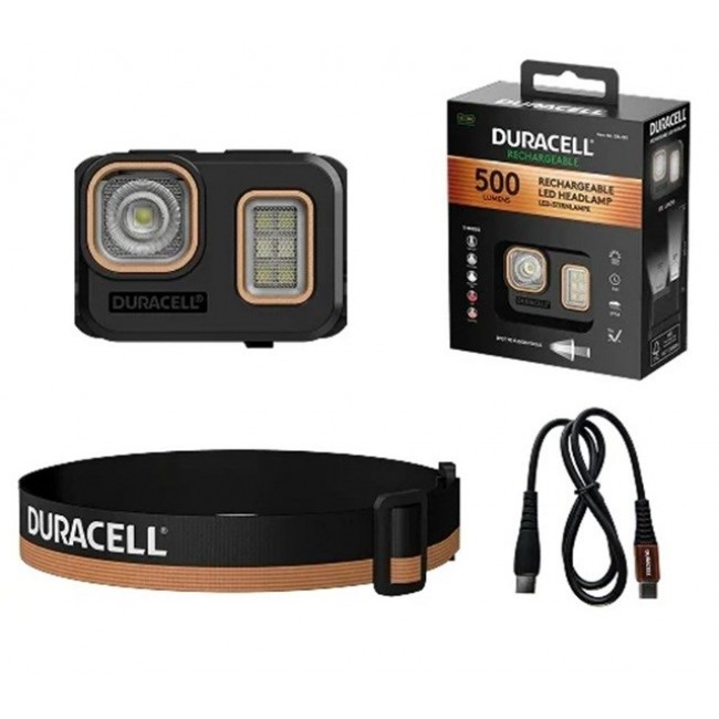 Duracell DH500R Headlamp black, orange