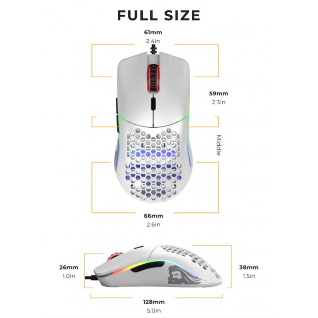 Glorious Model O Gaming Mouse - White Glorious Model O Gaming Mouse - White