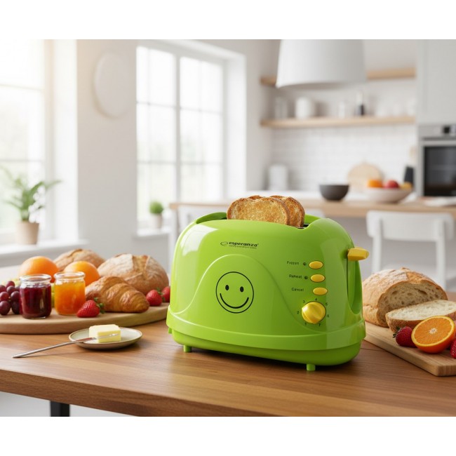 Esperanza EKT003 Toaster 750 W Green