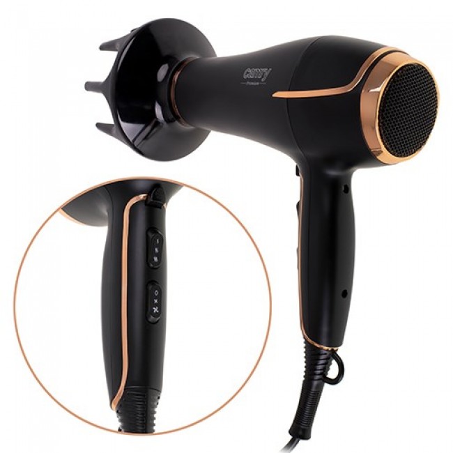 Camry CR 2255 hair dryer Black,Gold 2000 W