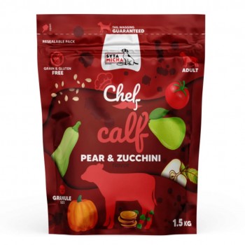 SYTA MICHA Chef Calf, pear and zucchini - dry dog food - 1,5kg