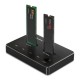 Qoltec M.2 SSD Docking Station | NVMe| SATA | USB-C | DUAL 2 x 2TB Qoltec M.2 SSD Docking Station | NVMe| SATA | USB-C | DUAL 2 x 2TB