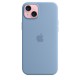 Apple iPhone 15 Plus Silicone Case with MagSafe - Winter Blue Apple iPhone 15 Plus Silicone Case with MagSafe - Winter Blue