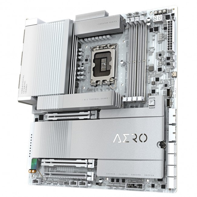 GIGABYTE Z890 AERO D Motherboard - Supports Intel Core Ultra (Series 2) CPUs, 16+1+2 phases VRM, up to 9500MHz DDR5 (OC), PCIe 5.0 M.2, Wi-Fi 7, Thunderbolt 5