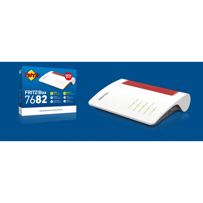 Box 7682 wireless router 2.5 Gigabit Ethernet Dual-band (2.4 GHz / 5 GHz) White Box 7682 wireless router 2.5 Gigabit Ethernet Dual-band (2.4 GHz / 5 GHz) White