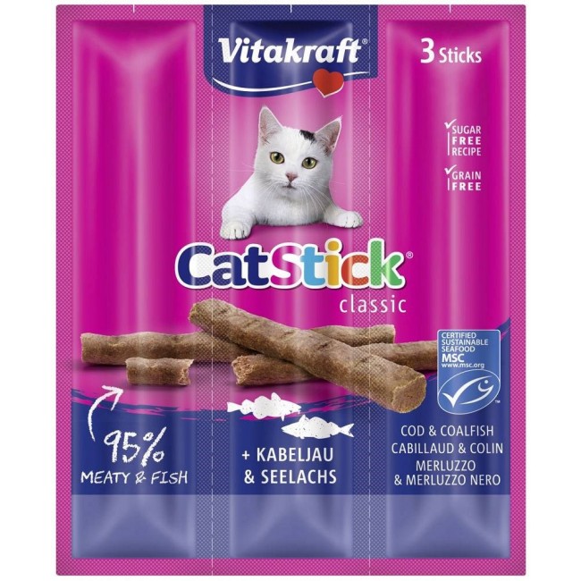 VITAKRAFT Mini Cod- cat treats - 3 pieces