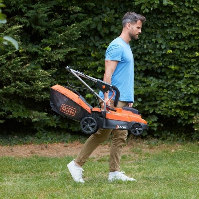 Black & Decker BCMW3318L2 Push lawn mower Battery Black, Orange