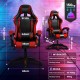 Extralink Gaming | Gaming Chair | office, rotary, bucket, black and red, G-522