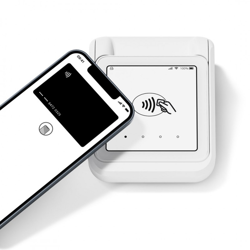 SumUp Solo Printer smart card reader Battery Wi-Fi White