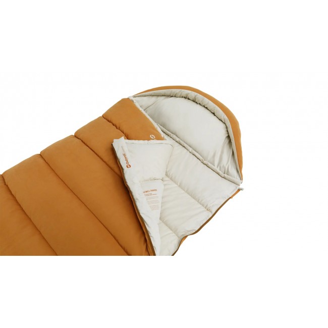 Outwell 230506 sleeping bag Adult Semi-rectangular sleeping bag Cotton, Nylon, Polyester, Recycled polyester Yellow