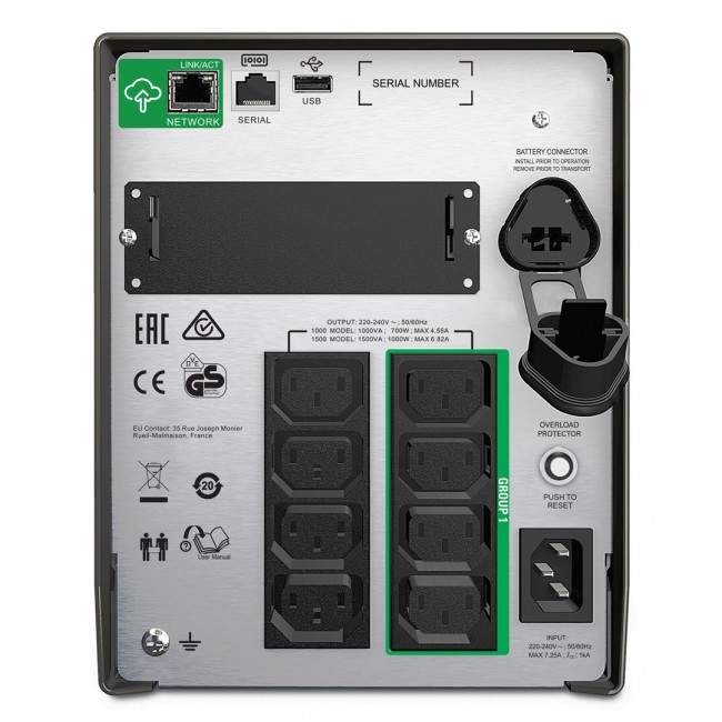 APC Smart-UPS SMT1000IC 8x C13, USB, SmartConnect, 1000VA
