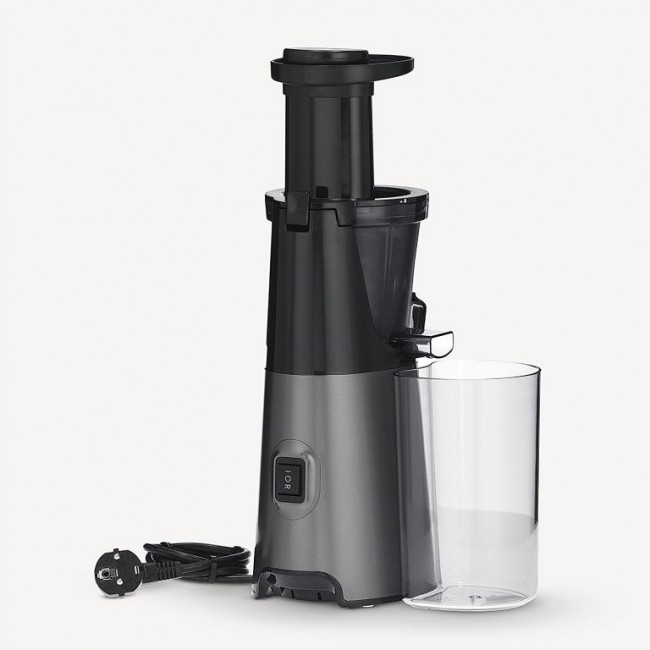 Severin ES 3571 juice maker Slow juicer 150 W Black, Grey, Metallic, Stainless steel