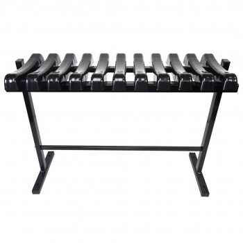 Foldable cemetery bench 72 cm for screwing