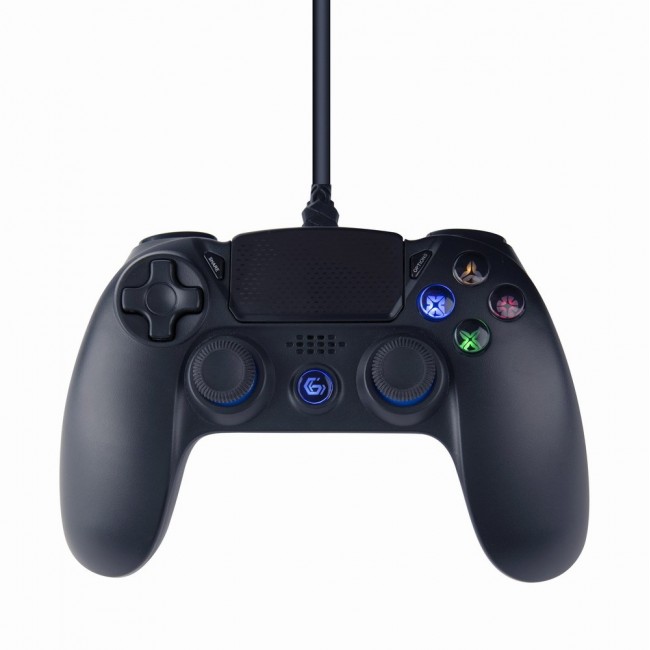 Gembird JPD-PS4U-01 wired USB gamepad PS4 / PC, black