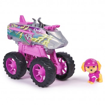 PAW Patrol : Rescue Wheels Skye s Jet, Toy Truck with Transformation into Jet-Mode and Collectible Action Figure, Kids Toys for Boys & Girls Ages 3+