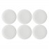 Set of 6 Momenti Cake Plates - White, 18 cm