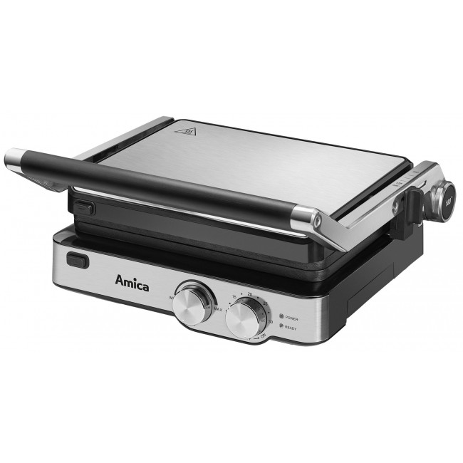 Amica GK4011 outdoor barbecue/grill Tabletop Electric Black, Stainless steel 2000 W Amica GK4011 outdoor barbecue/grill Tabletop Electric Black, Stainless steel 2000 W