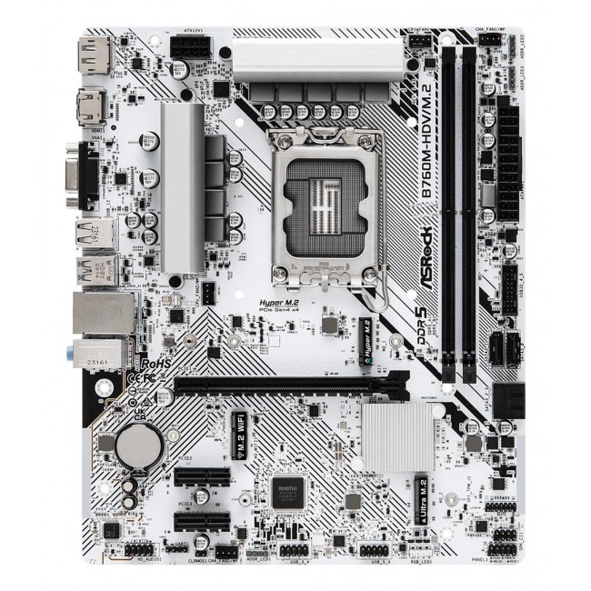 Asrock B760M-HDV/M.2 motherboard Intel B760 LGA 1700 micro ATX Asrock B760M-HDV/M.2 motherboard Intel B760 LGA 1700 micro ATX