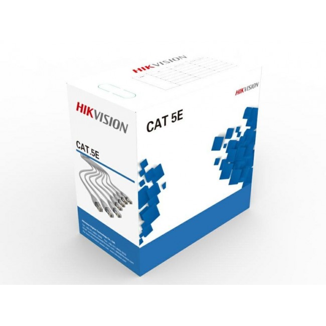 Hikvision DS-PL-5E networking cable Grey 305 m Cat5e U/UTP (UTP) Hikvision DS-PL-5E networking cable Grey 305 m Cat5e U/UTP (UTP)