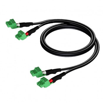 AUDAC CLA830 signal cable 1 m Black, Green