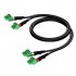AUDAC CLA830 signal cable 1 m Black, Green