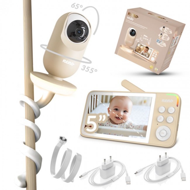VEDO CREAM ELECTRONIC BABY NANNY WITH WIRELESS RECEIVER VEDO CREAM ELECTRONIC BABY NANNY WITH WIRELESS RECEIVER