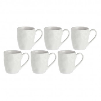 Set of 6 mugs 110 ml Porcellana Lunia