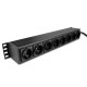 Lindy 73025 power distribution unit (PDU) 8 AC outlet(s) 1.5U Black Lindy 73025 power distribution unit (PDU) 8 AC outlet(s) 1.5U Black