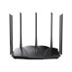 Tenda TX12 PRO wireless router Fast Ethernet Dual-band (2.4 GHz / 5 GHz) Black