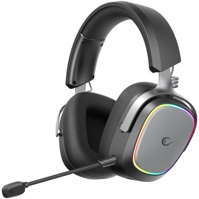 S uchawki Rampage RETSU S uchawki bezprzewodowe nauszne BT 2.4G RGB czarne