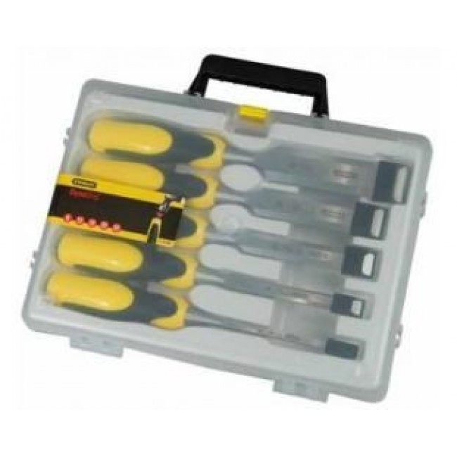 Stanley 5-Piece DynaGrip Wood Chisel Set