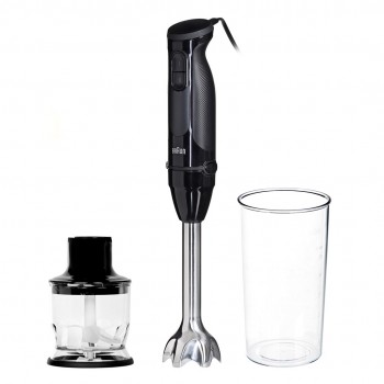 Braun MultiQuick 3 MQ30201M 0.6 L Immersion blender 900 W Black, Satin steel