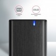 Axagon EEM2-SB2 External USB-C 3.2 Gen 2 metal box for M.2 NVMe & SATA SSD disks. Screwless