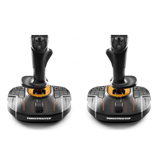 Thrustmaster T.16000M FCS SPACE SIM DUO Black, Orange USB Flightstick Analogue / Digital PC