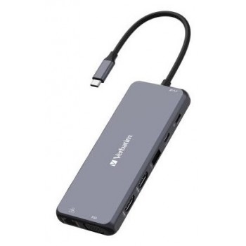 Verbatim 16105448 interface hub USB Type-C Grey