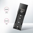 Axagon EEM2-GTS2 External USB-C 10Gbps metal box for M.2 NVMe & SATA SSD disks. Screwless