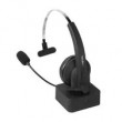 LogiLink BT0059 headphones/headset Wireless Head-band Office/Call center Bluetooth Charging stand Black