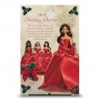 Barbie Signature 2026 Holiday Fashion Doll, Seasonal Collector, Brown Hair with Red Gown with Bow Detail