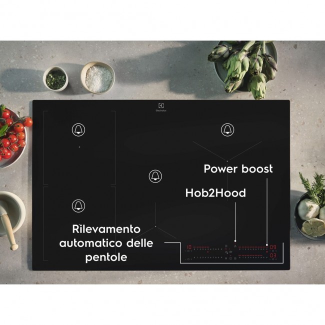 Electrolux Serie 700 EIS62453 Black Built-in 60 cm Zone induction hob 4 zone(s) Electrolux Serie 700 EIS62453 Black Built-in 60 cm Zone induction hob 4 zone(s)