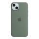 Apple iPhone 15 Plus Silicone Case with MagSafe - Cypress Apple iPhone 15 Plus Silicone Case with MagSafe - Cypress