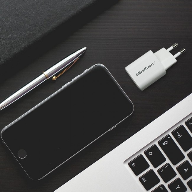 Qoltec 50763 mobile device charger Laptop, Portable gaming console, Power bank, Smartphone, Smartwatch, Tablet White AC Fast charging Indoor Qoltec 50763 mobile device charger Laptop, Portable gaming console, Power bank, Smartphone, Smartwatch, Tablet White AC Fast charging Indoor