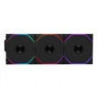 Lian Li UNI FAN TL Wireless LCD Fan, ARGB, PWM, 3-Pack incl. Controller - Reverse Blade, 120mm, black