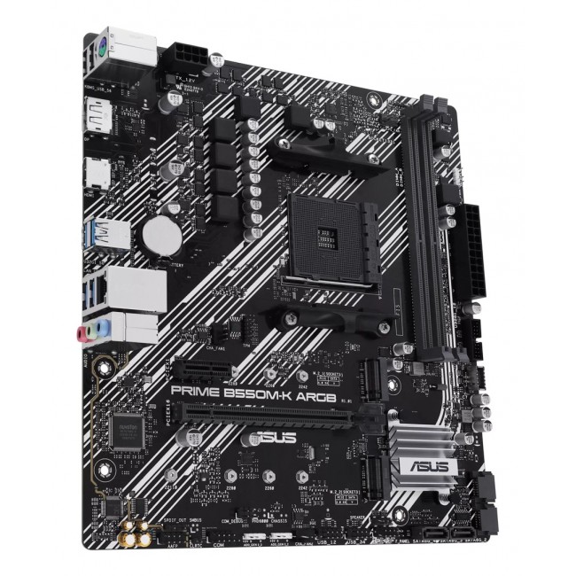 ASUS PRIME B550M-K ARGB AMD B550 Socket AM4 micro ATX