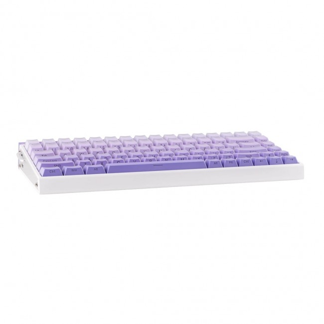 HERO84 HE White+Purple+Gradient+LIGHT JadeKing RGB AULA gasket keyboard