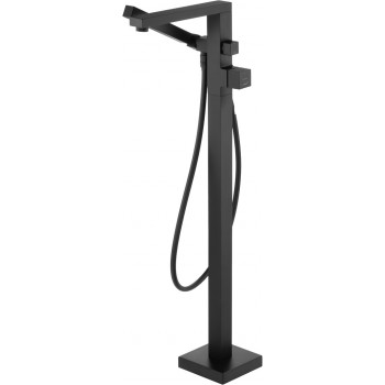 Freestanding bathtub mixer with shower set
