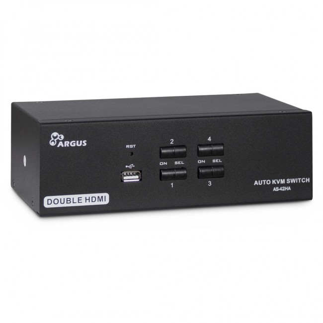 Inter-Tech AS-42HA HDMI KVM switch Black Inter-Tech AS-42HA HDMI KVM switch Black